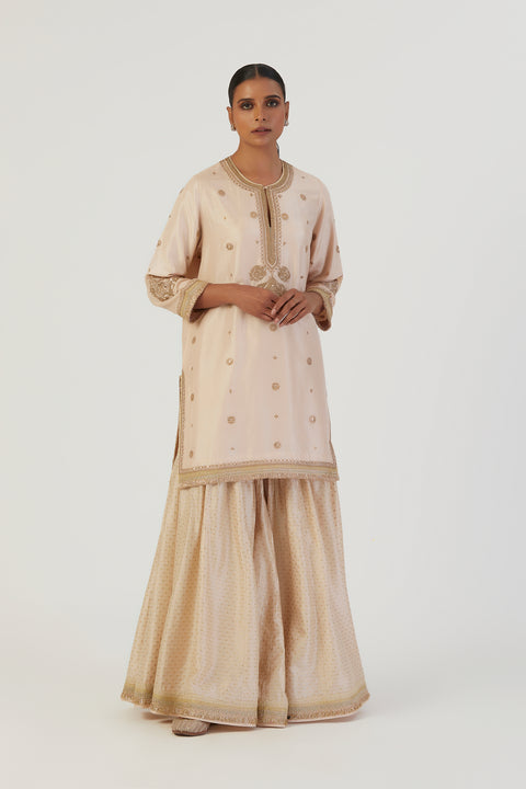 Tara Kurta and Sharara-Oats