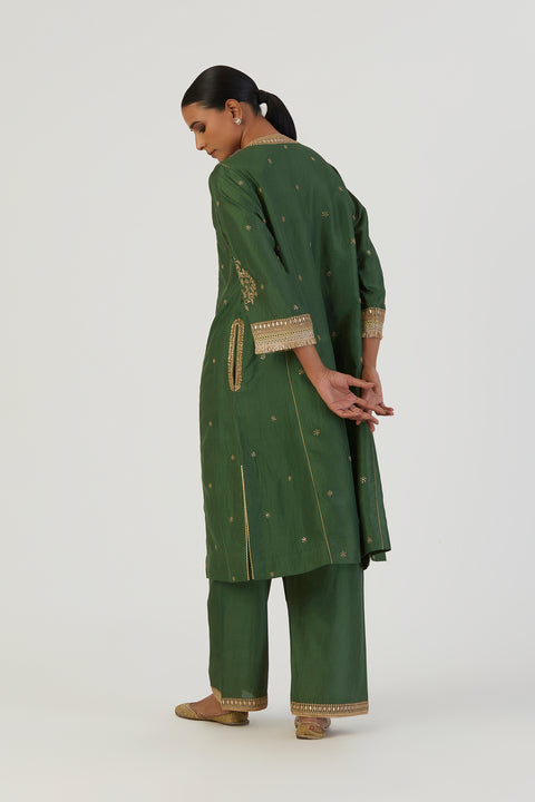 Zia Kurta and Pant-Green