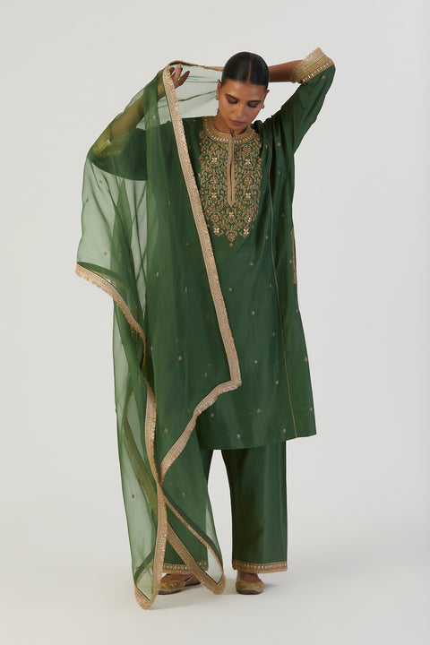 Zini Dupatta-Green