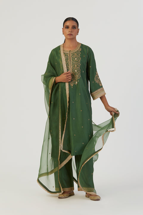 Zini Dupatta-Green