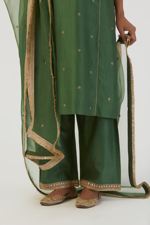 Zia Kurta and Pant-Green
