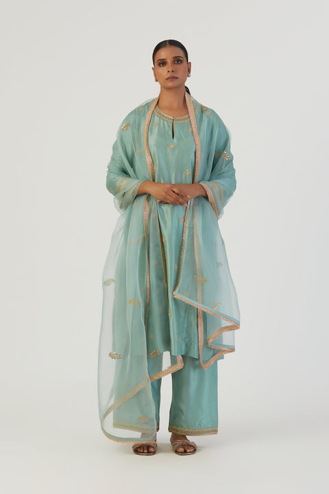 Nila Kurta and Pant-Blue