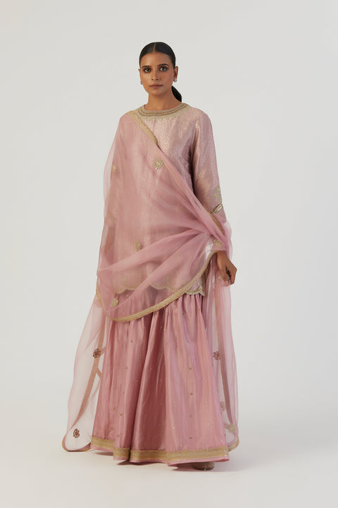 Fara Dupatta-Mauve