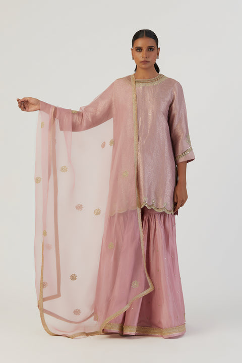 Fara Dupatta-Mauve