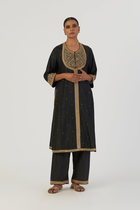 Qala Kurta and Pant-Black