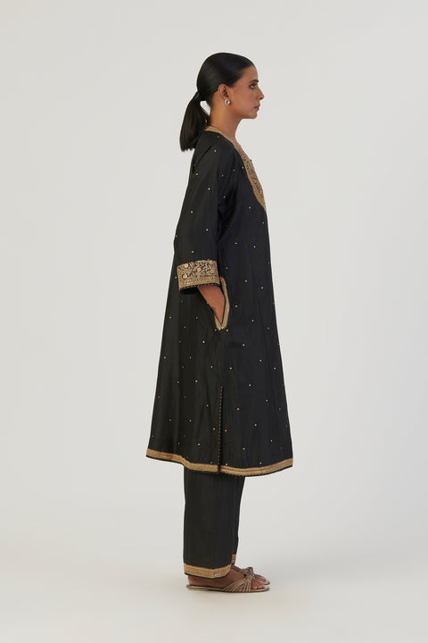 Qala Kurta and Pant-Black