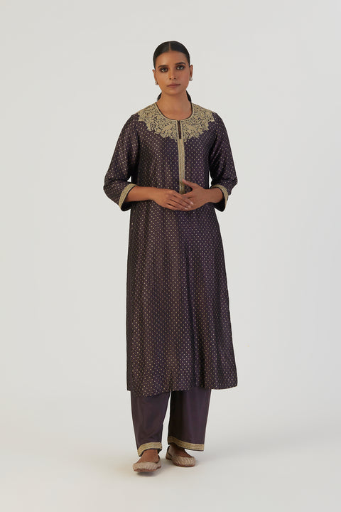 Paridhi Kurta and Pant-Black