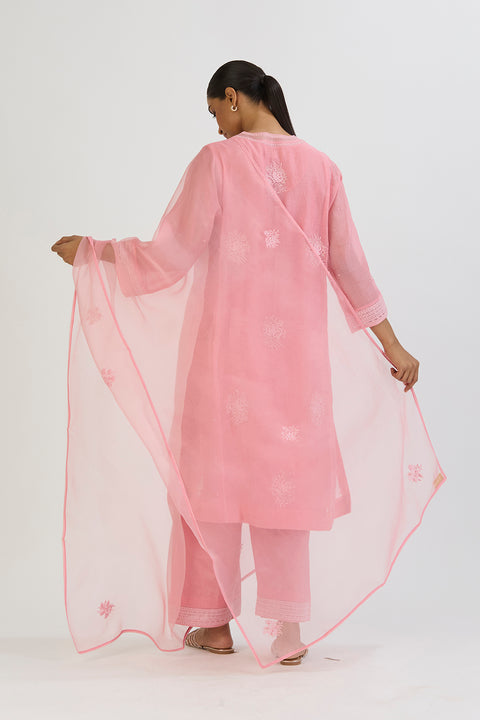 Tani Dupatta - Bright Pink