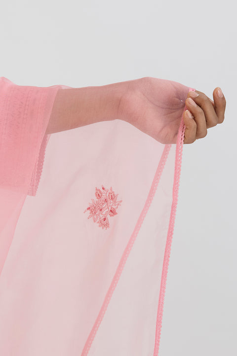 Tani Dupatta - Bright Pink