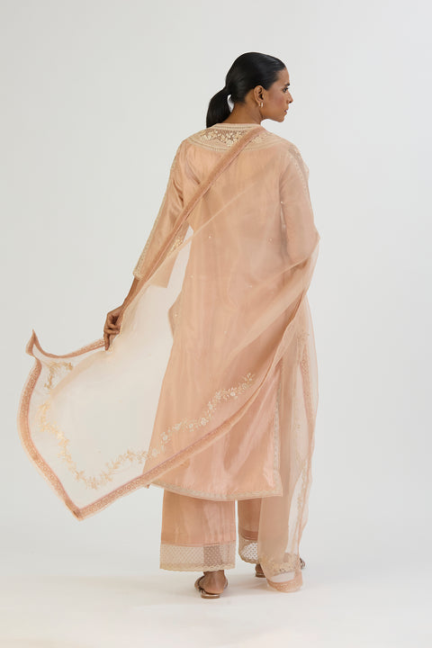 Sanah Dupatta-Peach