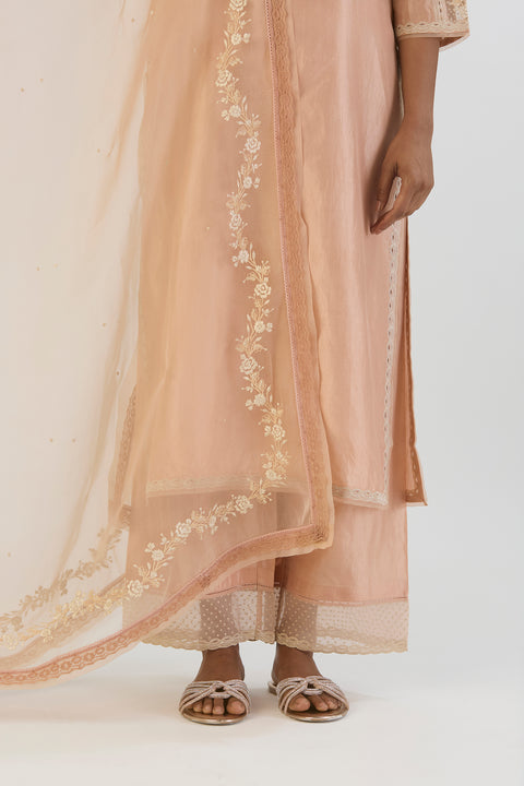 Sanah Dupatta-Peach