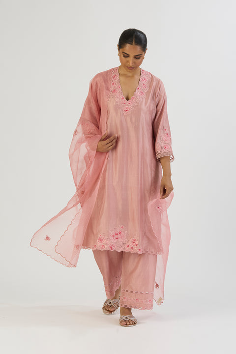 Jitika Dupatta-Salmon Pink