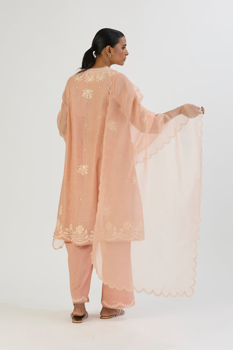 Sarah Dupatta-Light pink