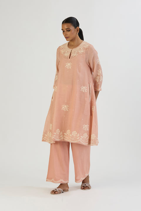 Yami Kurta and Pant-Light pink