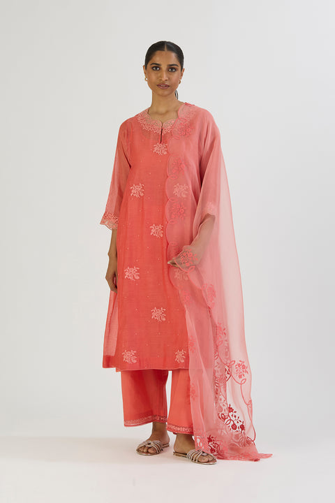 Jamini Kurta and Pant-Pink