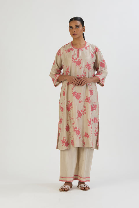 Uditi Kurta and Pant-Sage Blue
