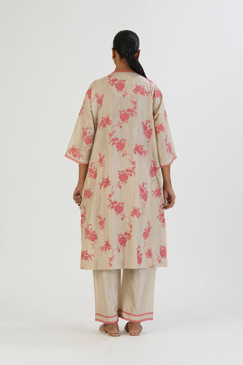 Uditi Kurta and Pant-Sage Blue