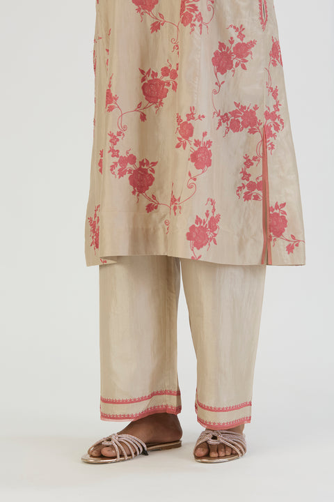 Uditi Kurta and Pant-Sage Blue
