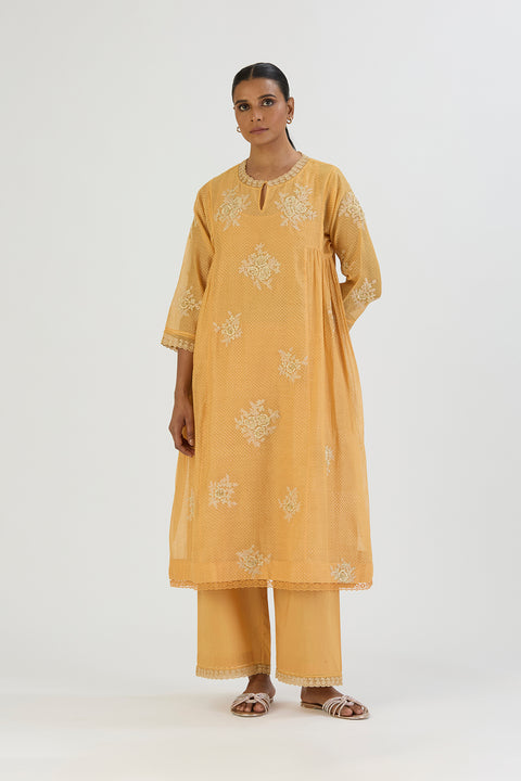 Yukti Kurta and Pant-Yellow