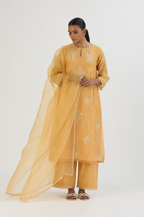 Yukti Kurta and Pant-Yellow