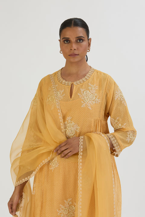 Sati Dupatta-Yellow