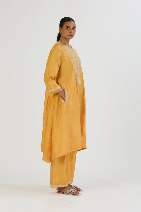 Vaidehi Kurta and Pant-Yellow