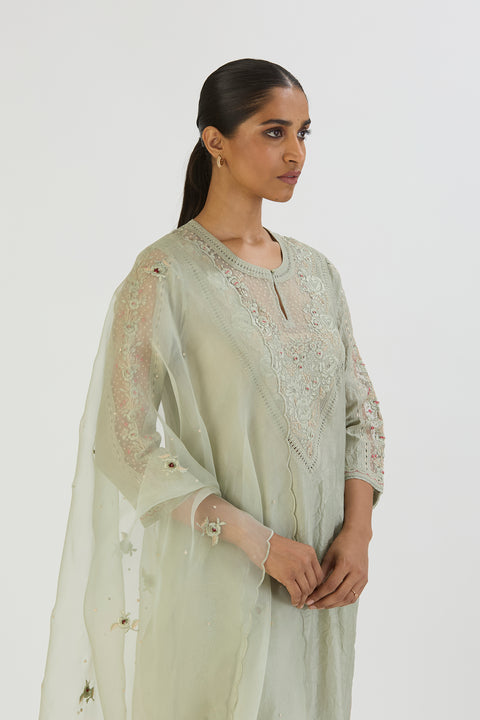 Jitika Dupatta-Sage Blue