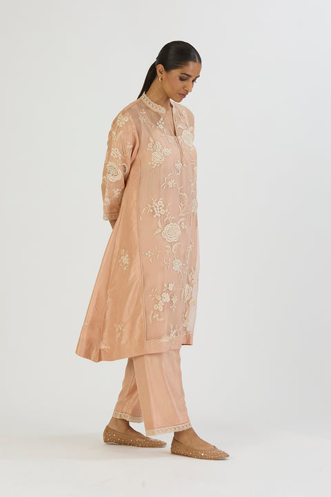 Tara Kurta and Pant-Light Pink