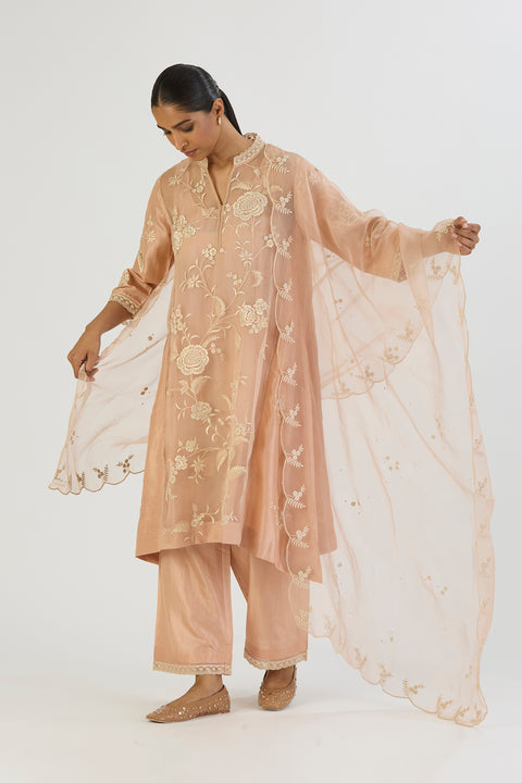 Saral Dupatta-Light Pink