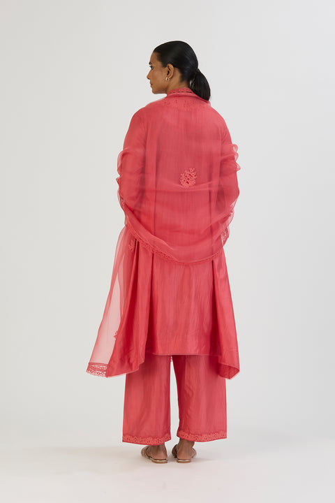Kashish Dupatta-Coral