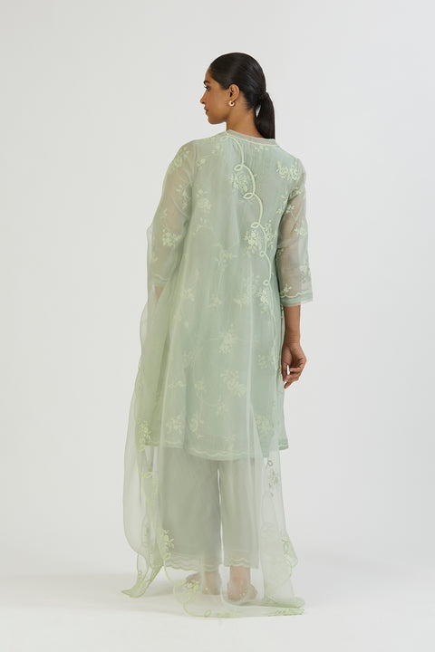 Urvi Dupatta-Sage Blue