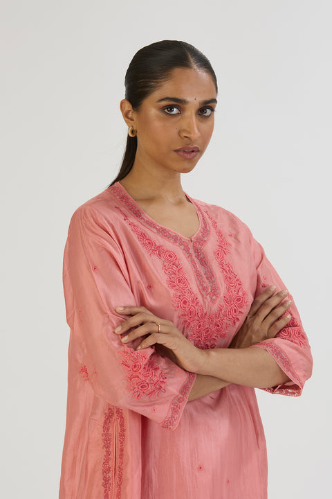 Ojaswi Kurta and Pant-Pink