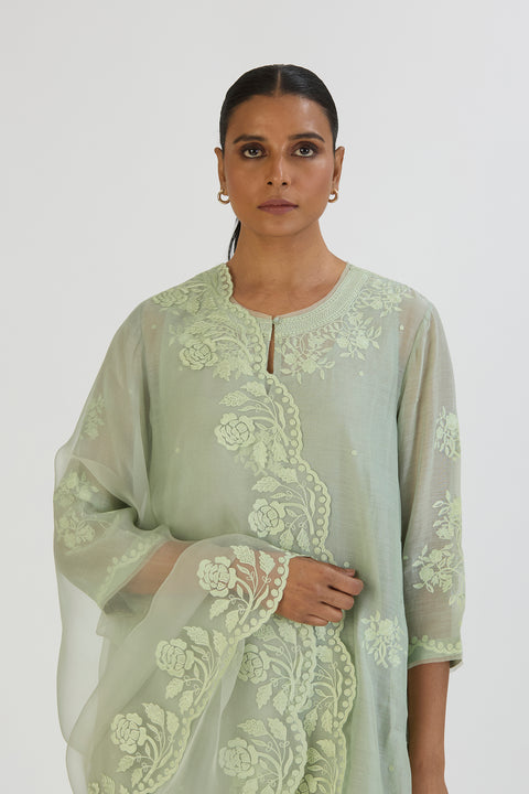 Riva Dupatta-Sage Blue
