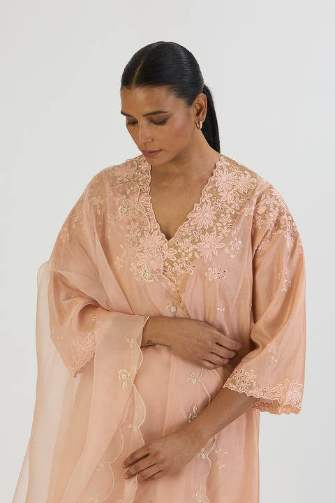 Lehar Dupatta-Light Pink