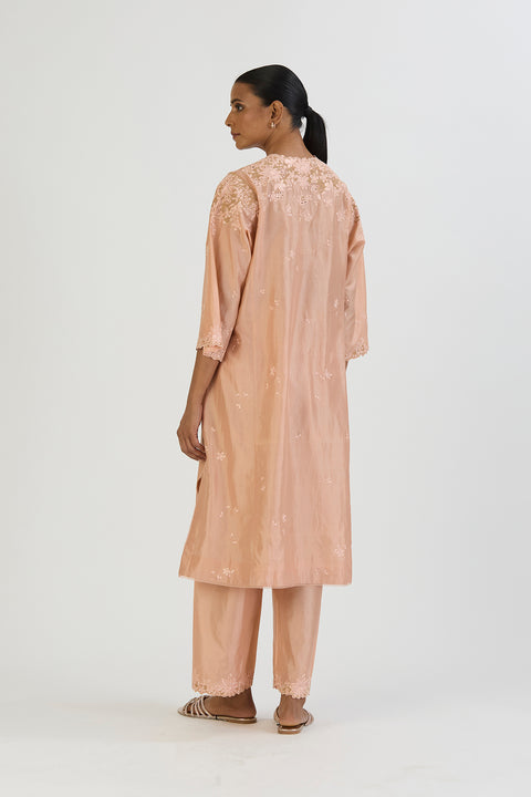 Diva Kurta and Pant-Light Pink