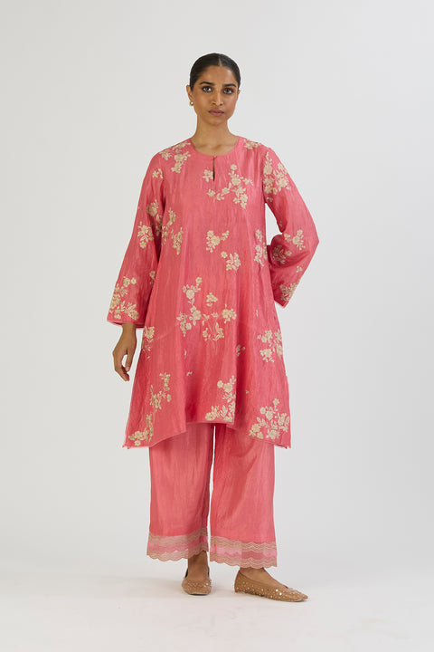 Diti Kurta and Pant-Coral