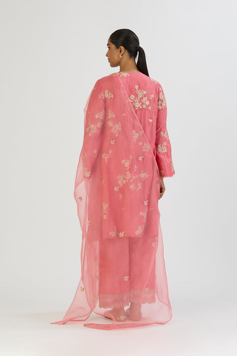 Juhi Dupatta-Coral