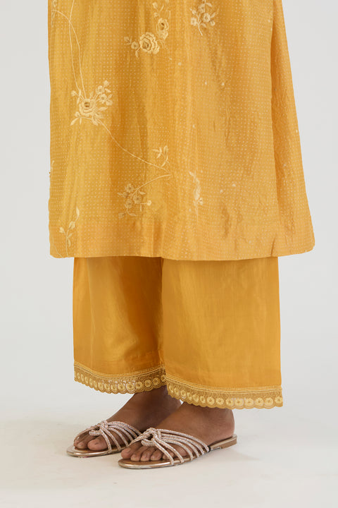 Janvi Kurta and Pant-Yellow