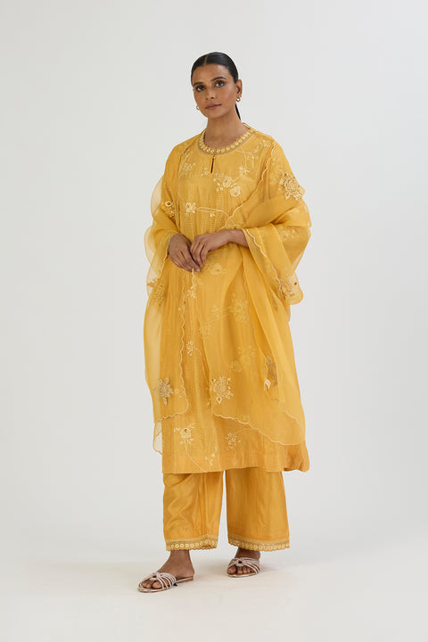 Lavika Dupatta-Yellow