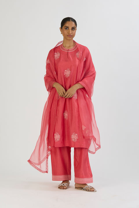 Tani Dupatta-Dark Pink