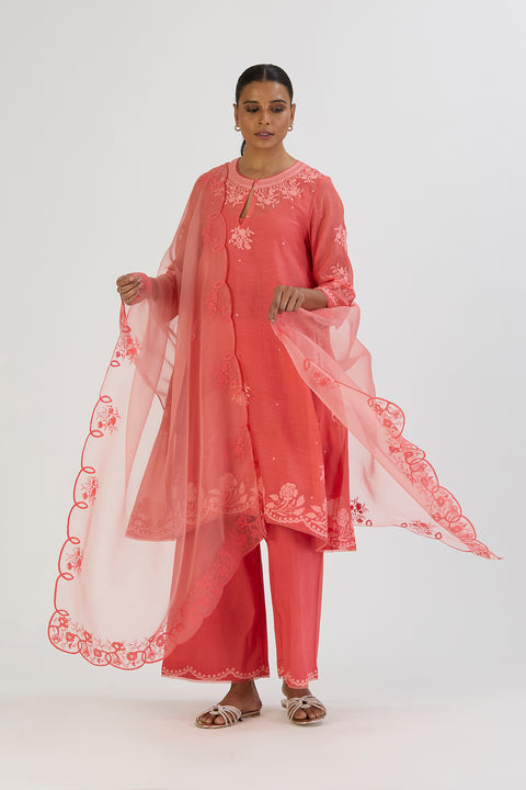 Urvi Dupatta-Dark Pink