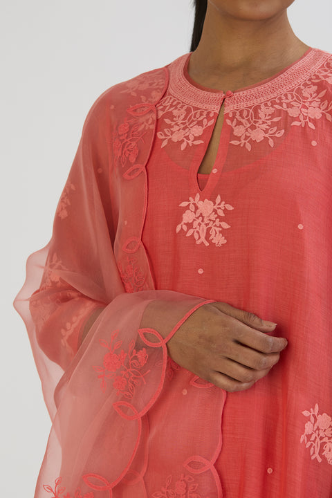 Urvi Dupatta-Dark Pink