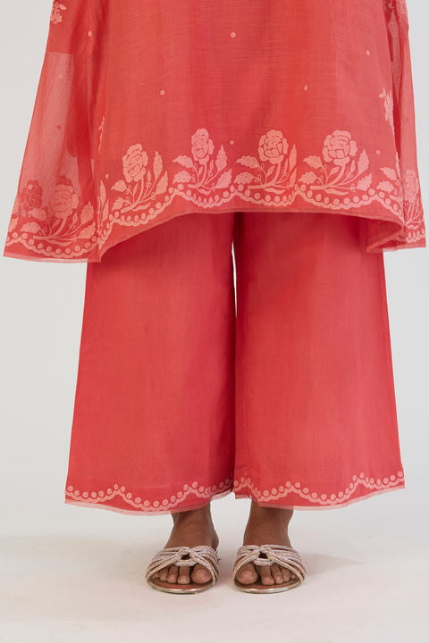 Yami Kurta and Pant-Dark Pink