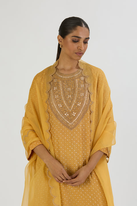 Sarah Dupatta-Yellow