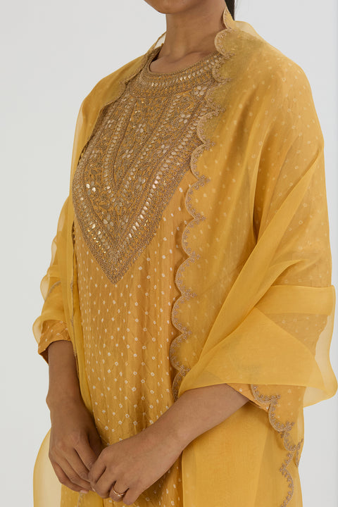 Sarah Dupatta-Yellow