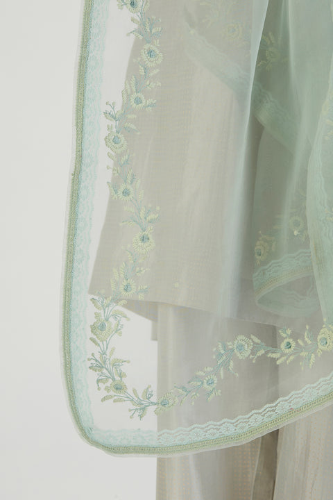Sanah Dupatta-Light Blue