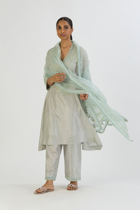 Sanah Dupatta-Light Blue