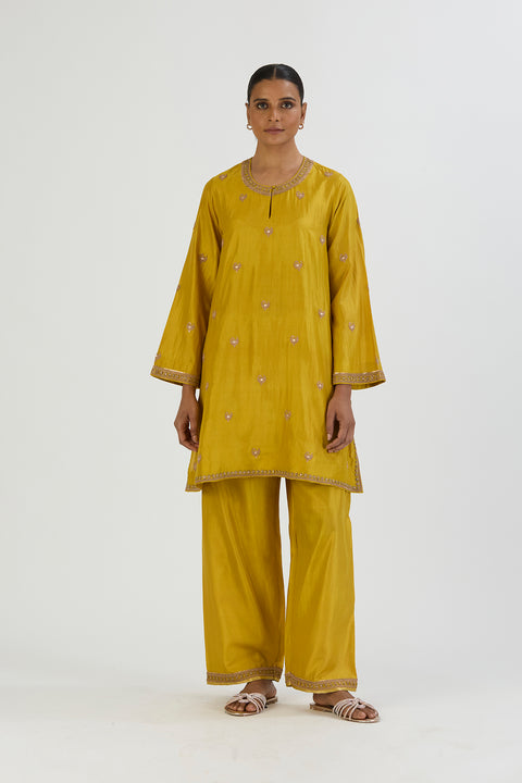 Taavi Kurta and Pant-Light Green