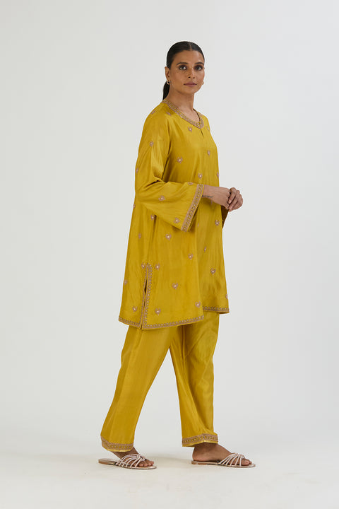 Taavi Kurta and Pant-Light Green