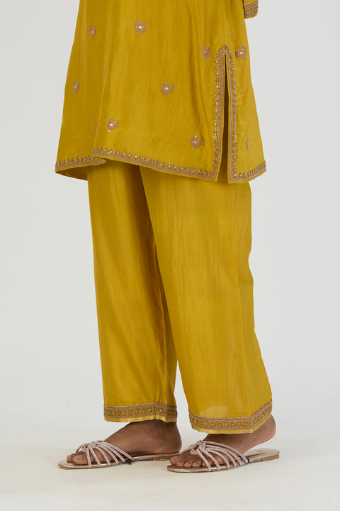 Taavi Kurta and Pant-Light Green
